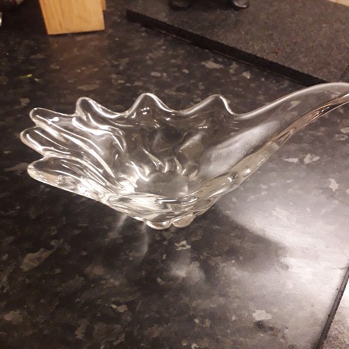 Daum glass centerpiece bowl - glass,