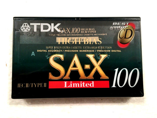 Tdk 100 for cd limited - sa-x,