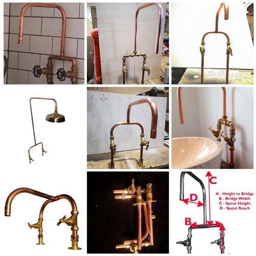 Handmade copper brass kitchen - copper,