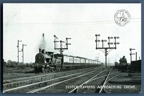 Vintage lnwr postcard scotch - lnwr,