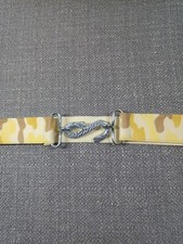 Vintage Camouflage Unisex Elasticated Snake Belt Size 28"-36"