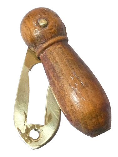 Wooden antique and - , brass