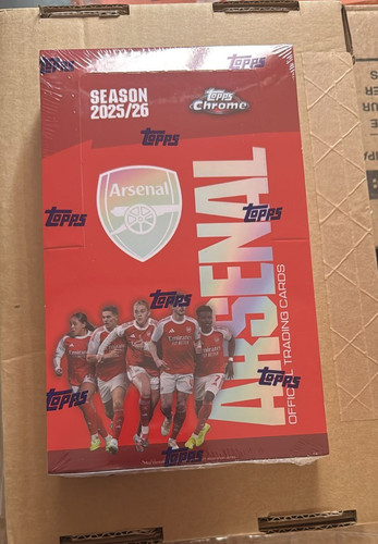 Topps chrome arsenal - arsenal, 2025-26