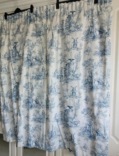 Toile jouy linen - jouy, curtains