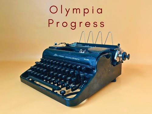 Working typewriter olympia - working,