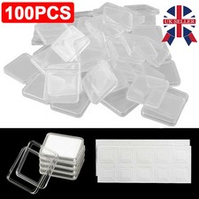 100Pcs Single Square Plastic