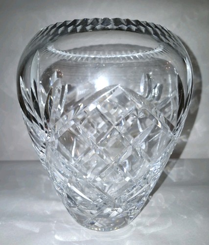 Large and heavy - cut, vase