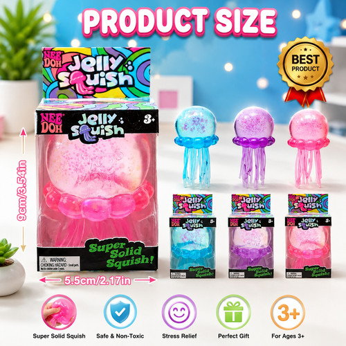 Needoh jellyfish jelly squish - jellyfish,
