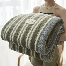 Soft Chenille Knit Throw