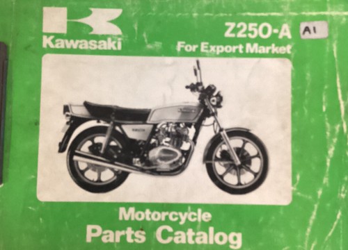 Kawasaki genuine parts book - kawasaki, genuine-parts