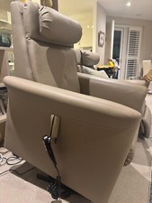 Wilcare Lotus Contemporary Leather Riser Recliner Dual Motor Armchair 