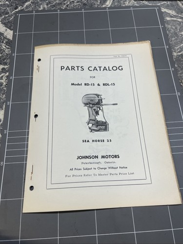 Vintage parts catalog - vintage,