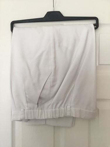 Ladies white bias cropped - white,