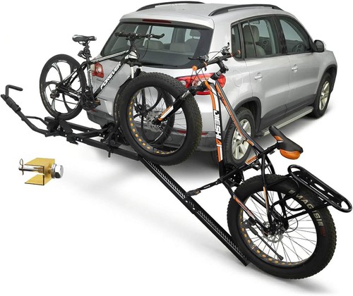 Heavy duty bike hitch rack - 2-bike,