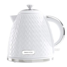 Daewoo Argyle Collection, 1.7L, Electric Kettle White