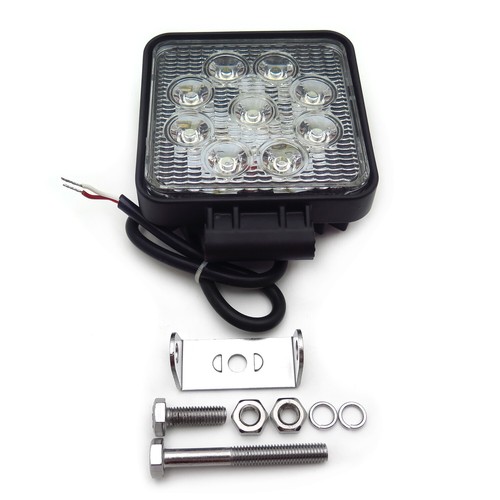 Square 27w spot - square, led