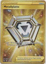 Pokemon Metal Plate Gold