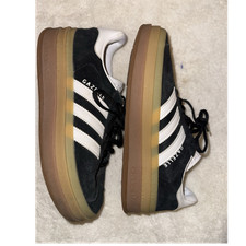 adidas Gazelle Black White Gum