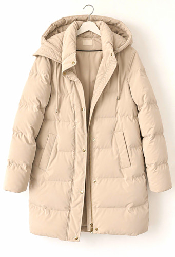 Zara women beige hooded - zara,