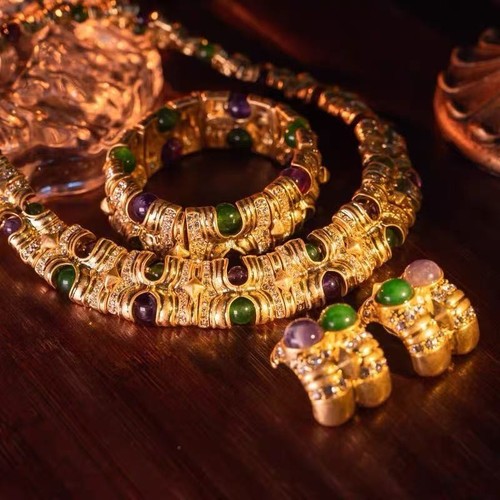 Vintage emerald amethyst - vintage,