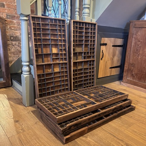 Vintage wooden printers - wooden,