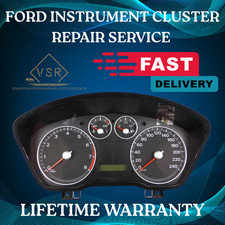 FORD FOCUS, C-MAX, KUGA, S-MAX INSTRUMENT CLUSTER CLOCKS REPAIR SERVICE WARRANTY