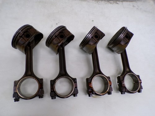 Piston connecting rod opel - piston,