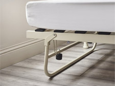 Ivory Metal Trundle Bed Frame