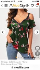 Cold Shoulder Floral Print