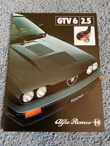 Brochure alfa romeo gtv 5 - alfa, 2.5