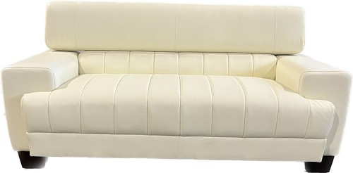 Seater faux leather sofa - 2,