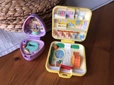 X2 POLLY POCKETS - 1989 MIDGE'S PLAY SCHOOL and 1991 PERFECT PIANO RECITAL