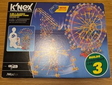 K'NEX Thrill Rides 3-IN-1 Classic Amusement Park Building Set Toy New Sealed