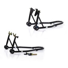 SGS Motorcycle Paddock Stand Front And Rear Set, Motor Bike Steel Stand Lift