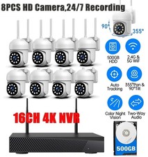 8 Pcs PTZ Cameras Wireless
