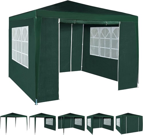 3x3m gazebo with side - with,