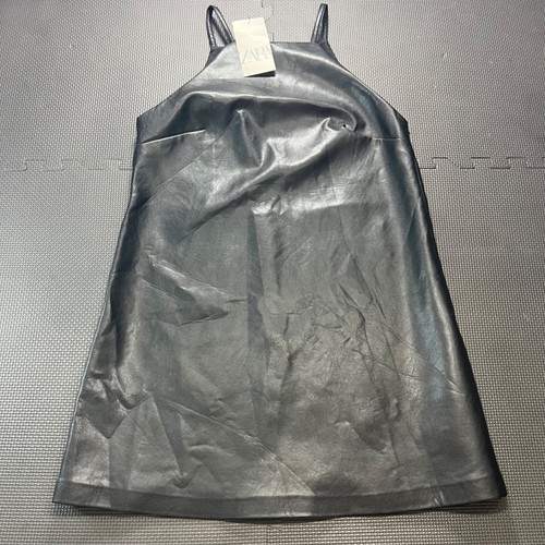 Zara faux leather slip - faux,