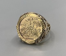9ct yellow gold St. George