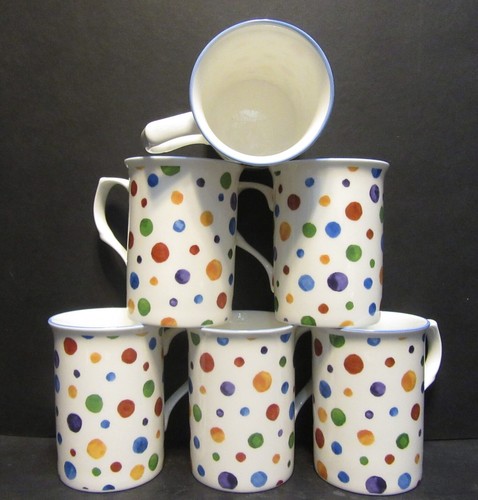 Set 2 1 mugs painted - set,