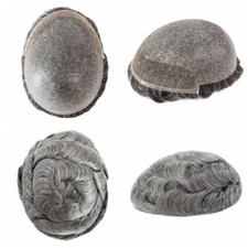 Mens Toupee Human Hair
