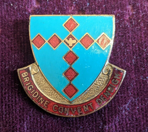 Vintage enamel school badge - enamel,