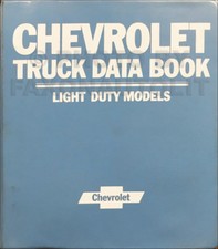 1981 Chevy Truck Data Book
