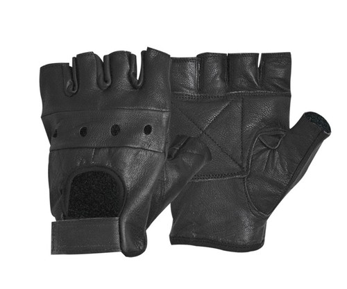 Leather half finger mens - leather,