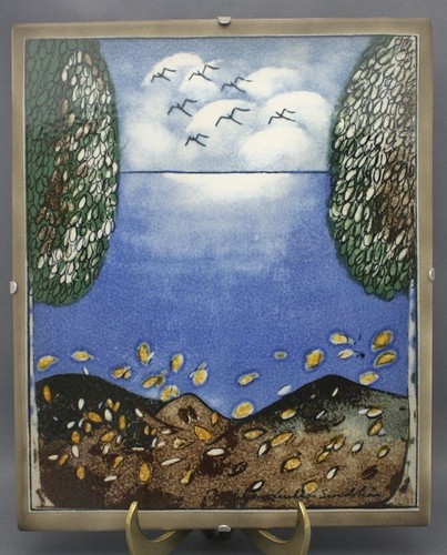 Autumn arabia wall plate - autumn,