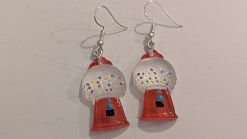 Red gumball machine - red, resin