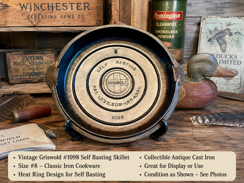 Griswold cast iron high - iron,