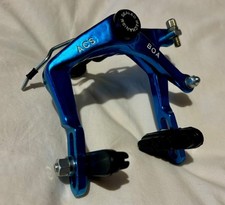 OLD SCHOOL BMX ACS BOA BRAKE BLUE REAR WITH 10MM BOLT, NOS WITH STORAGE MARKS.