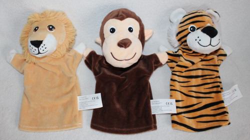 Animal hand puppets - animal, bundle