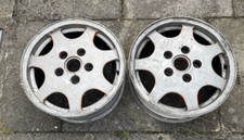 GENUINE PAIR OF 16” PORSCHE D90 ALLOYS 5x130 911 964 928 VW GOLF MK2 MK1 LUPO 8J