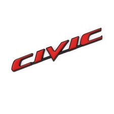 CIVIC Rear Trunk Car 3D Red
